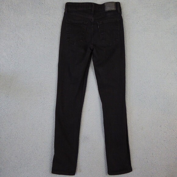 Levi's Jeans Women's 4 Black Classic Fit Mid Rise Skinny Stretch Denim - Picture 4 of 13